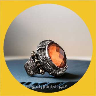 Zultanite Stone Men's Silver Rings | Marshal Rings Store